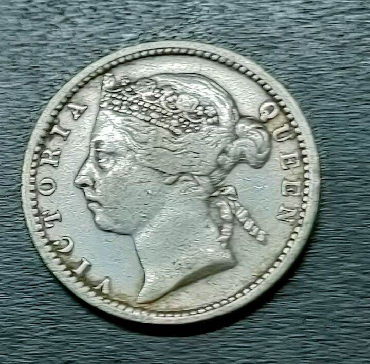 Vintage Straits Settlement Queen Victoria 10 Cent 1901 | Lazada