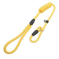 【DT】Dog Slip Lead Leash Adjustable Pet Nylon Braided Traction Rope for Small Medium Dogs Durable Puppy Slipknot Training Leashes hot 1