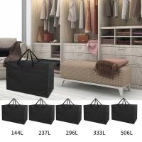 Oxford Cloth Large Clothes Storage Organizer Portable And Folding Wardrobe Cabinet Storage Bag Mattress Case For Travel