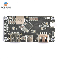 pcbfun โมดูลชาร์จเร็วสองทางที่ชาร์จ IP5328P มือถือเมนบอร์ดพลังงาน3.7V เพื่อเพิ่ม5V9V12V