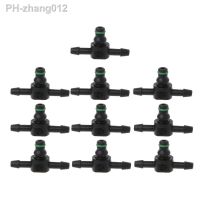 ☊ 10 Pcs New T Type Connector Pipe Hose Joiner Tube Fuel For Bosch 110 Series Injector