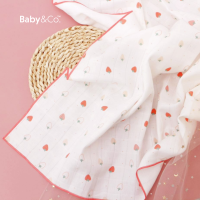 Baby &amp; Co. (New Collection) Nursing Cloth ผ้าอ้อมมัสลินคอตตอน บรรจุ 1 ชิ้น 30"x30"