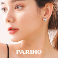 Remi Earrings ขนาดเพชร 0.75ct 6mm. แนะนำต่างหูเพชร CZ เหมาะสำหรับผิวแพ้ง่าย ตัวเรือนเงิน