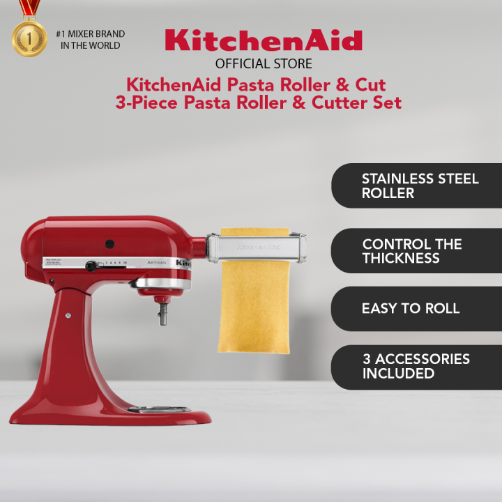 Kitchenaid 3pc Pasta Roller Set KSMPRA