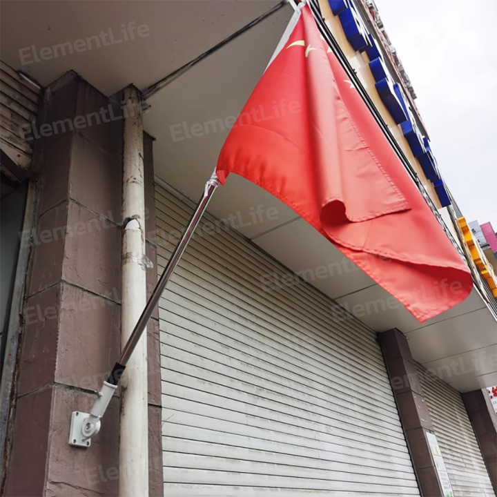 ส่งจากไทย-nbsp-เสาธง-ขาตั้งธง-ที่เสียบเสาธง-180องศาปรับ-ผู้ถือธงอลูมิเนียม-ขาปักเสาธงติดฝาผนั่ง-สำหรับ-กำแพงบ้าน-รั้วบ้าน