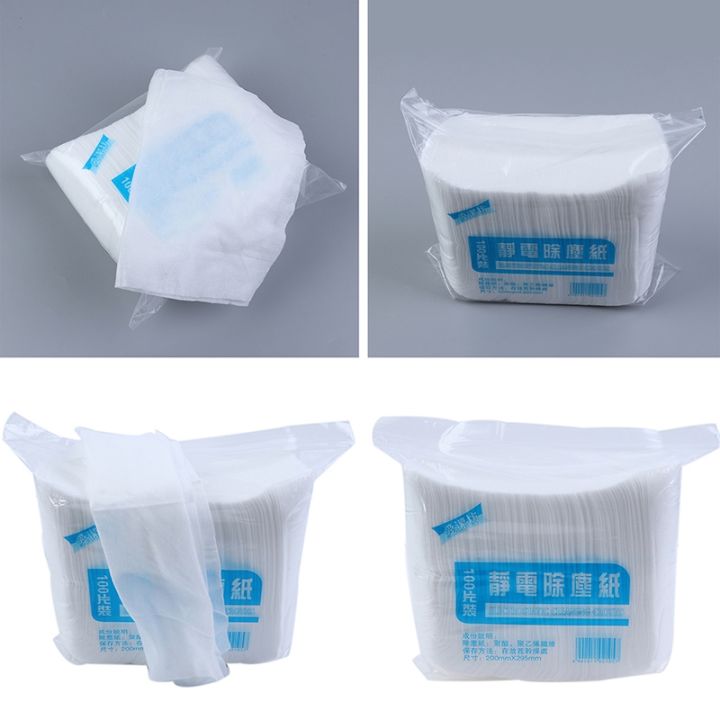 100pcs-disposable-electrostatic-dust-removal-mop-paper-home-kitchen-furniture-bathroom-tiles-cleaning-cloth-accessories