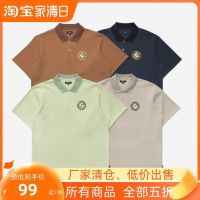 23 New Korean MALBON GOLF Golf Clothing Mens Casual All-Match Short-Sleeved T-Shirt POLO Shirt