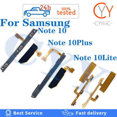 ใหม่สำหรับ Samsung Galaxy หมายเหตุ10/Note10 Plus / Note10 Lite N970 N975 N976 Flex สายปริมาณ Power On/Off สวิทช์ปุ่ม Flex Ribbon Cable Replacement อะไหล่