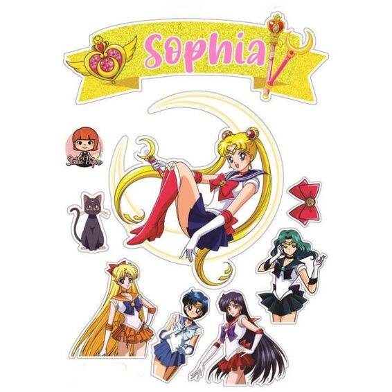 SC SAILOR MOON CAKE TOPPER PRINTABLE5u0 | Lazada PH