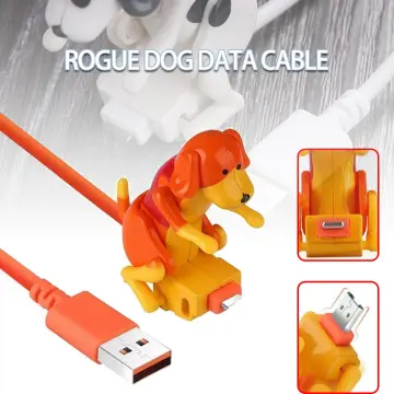 FUNNY HUMPING DOG Fast Charger Cable for iPhone Type C Micro USB