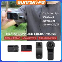 ไมโครโฟนลดเสียงรบกวน สําหรับ Insta360 One X2 X3 R RS DJI Osmo Action 2 3