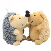 derZ441 ยอดฮิต - / Hedgehog Soft Plush Dog ของเล่นขนาดเล็ก/ขนาดใหญ่ Interactive /Squeaky เสียงของเล่น Chew กัดของเล่นสัตว์เลี้ยงอุปกรณ์เสริม