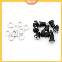 Aleaty? 10pcs DC Power JACK SOCKET ขั้วต่อปลั๊กตัวเมีย3.5mm x 1.35mm