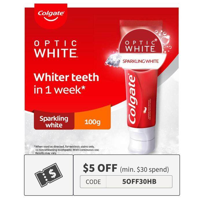 Colgate Optic White Mint Plus Mineral Whitening Toothpaste 100 g ...