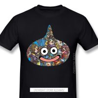 Slime Hero T-Shirts Men Top Quality 100% Cotton Short Summer Sleeve Dragon Quest Funny Anime Manga Loose