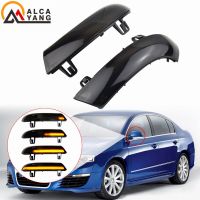 ไฟกระพริบกะพริบสัญญาณไฟเลี้ยวแบบไดนามิกกระจกมองหลังไฟ LED สำหรับ Volkswagen VW GOLF 5 Jetta MK5 Passat B5.5 B6ชุดประกอบ EOS/สัญญาณไฟ