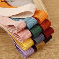 Kewgarden Twill Cotton Linen Ribbon 38mm 25mm 10mm 1" 1-1/2" Handmade Tape DIY Hairbow Accessories Packing Webbing 10 Yards Gift Wrapping  Bags