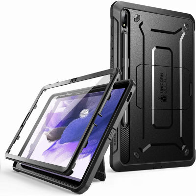 SUPCASE Unicorn Beetle Pro Series Case for Samsung Galaxy Tab S7 FE 12.4 Inch (2021), Full-Body Rugged Heavy Duty Case with Built-in Screen Protector &amp; S Pen Holder (Black)