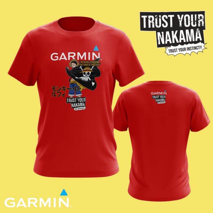 ส่งของ-garmin-instinct-2-solar-luffy-เสื้อยืดลําลอง-แขนสั้น-คอกลม-เหมาะกับการวิ่ง