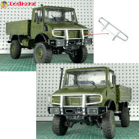 LEAL RC Bemper Belakang หน้าโลหะดัดแปลงดัดแปลงอุปกรณ์เสริมเข้ากันได้สำหรับ Unimog รุ่น P06 Mobil Remote Control