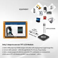 โมดูลระบบสัมผัสสำหรับโรงงานอุตสาหกรรมอัจฉริยะ STONE 10.1นิ้วจอแสดงผล LCD TFT กราฟิกหน่วยความจำ HMI 128MB พร้อมไฟแบ็คไลท์ LED และพอร์ต UART