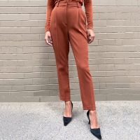 The spring and autumn period and the new leisure suit pants women dress contracted wind of tall waist thin nine minutes of pants