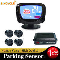 HippcronParkingSensorForCarWithAutoParktronic Reverse LEDMonitor4 Sensors Radar Detector SystemBacklightDisplay