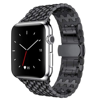 For Apple Watch Band 49mm 44 40 42 38 41 45MM Metal Strap for iwatch Series 8 7 6 SE 5 4 3 Accessories Stainless Steel Bracelet Straps