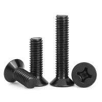 M3 M4 Mini Micro Small Black steel Cross Phillips Flat Countersunk Head Screw Bolt