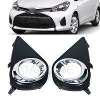 Copertura Fendineia Cromata ต่อ Toyota Yaris 2015 2017 2016 Lampada Fendineria Glia Lunti Gellia Ombra Parauranteriore Luce Di Guida