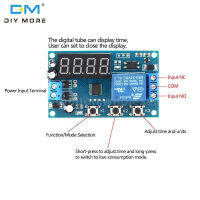 diymore ประสิทธิภาพสูงจอแสดงผล LED ดิจิตอลจับเวลาหน่วงเวลาโมดูลสวิทช์ควบคุมรีเลย์บอร์ด PCB DC 24V