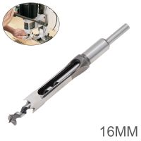 16Mm Alloy Steel Square Hole Drill Auger Mortising Chisel Drill Set Woodworking Tenon Drill Tools Square Hole Saw Attachment