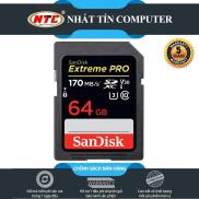 Thẻ nhớ SDXC SanDisk Extreme Pro 64GB UHS-I U3 4K V30 170MB s