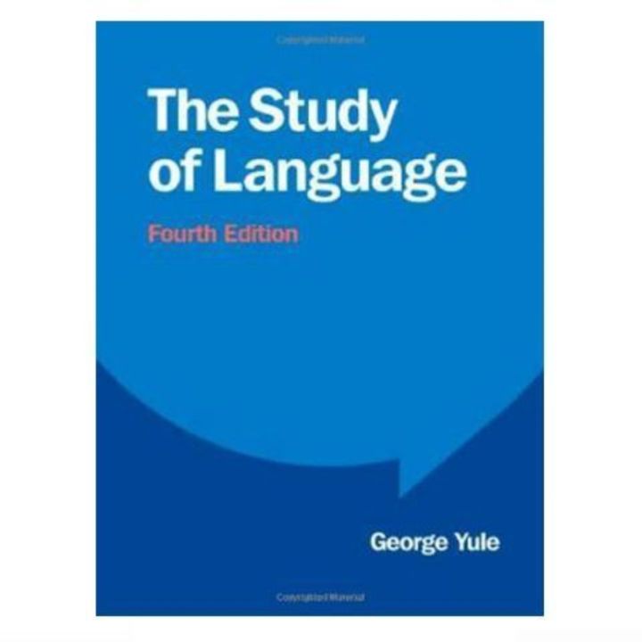 จุดการศึกษาภาษาหนังสือฉบับที่สี่เป็นภาษาอังกฤษ