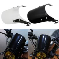 Universal 5-7 Inch Retro Motorcycle Headlight Fairing Windshield Mount Kits For Cafe Racer Headlight Lamp Handlebar Fairing