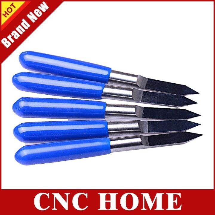 5pcs-3-175mm-shank-v-cnc-bit-engraving-milling-cutter-carbide-เครื่องมืองานไม้สําหรับไม้-pvc-acrylic-cnc-router-bits