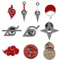 【CW】 Anime Jewelry Akatsuki Hatake Kakashi Sharingan Jiraiya Uzumaki Badge Brooches Pin  Fans