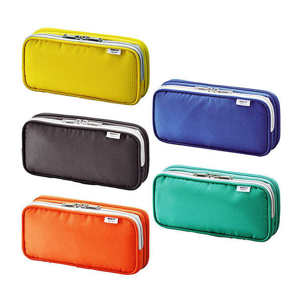 Lihit lab. A76615 Lihit Lab Double Pen Case L Yellow A76615 Lazada PH