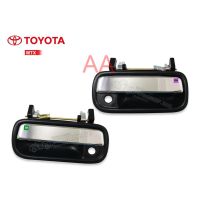 มือเปิดประตูนอก TOYOTA ไมตี้เอ็กซ์ ชุบ ข้างขวา-ซ้าย (A81R,L) 1คู่ พัฒนสินอะไหล่