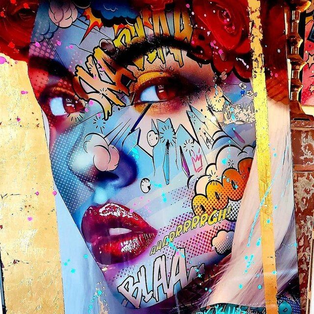 street-graffiti-pop-art-heroine-portrait-ภาพวาดผ้าใบสมัยใหม่โปสเตอร์พิมพ์ภาพผนังศิลปะห้องนั่งเล่นตกแต่งบ้าน-cuadros