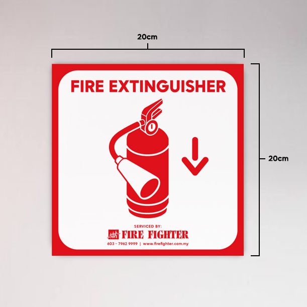 FF Fire Extinguisher Signage Lazada