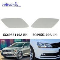 Cubierta de boquilla lavado faros delanteros tapa chorro agua para VW JETTA IV 162 14 16 20 2015 2016 2017 5C6955109A 5C6955110A