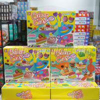 Colour Dough Clay 8 Color แป้งโดว์ แป้งโดว์ทำขนม ทำอาหาร พิซซ่า ตัวปั้ม 8สี แม่พิมพ์ ชุดแป้งโดว์ แป้งโด แป้งปั้นเด็ก ชุดครัว ทำอาหาร - Toys Store