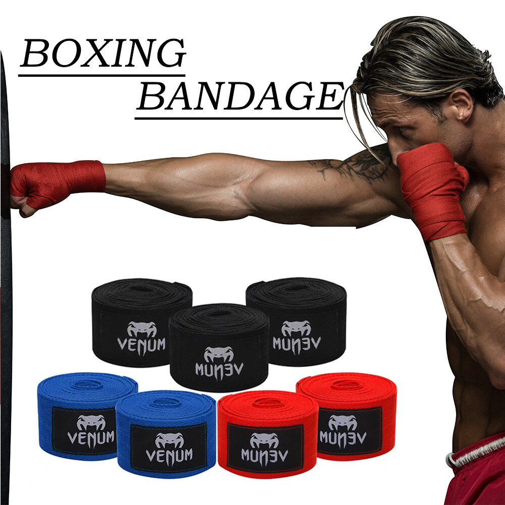 Boxing Hand Wraps Inner gloves 120" Pro Kick Box MMA Muay Thai Bandage New Pair 