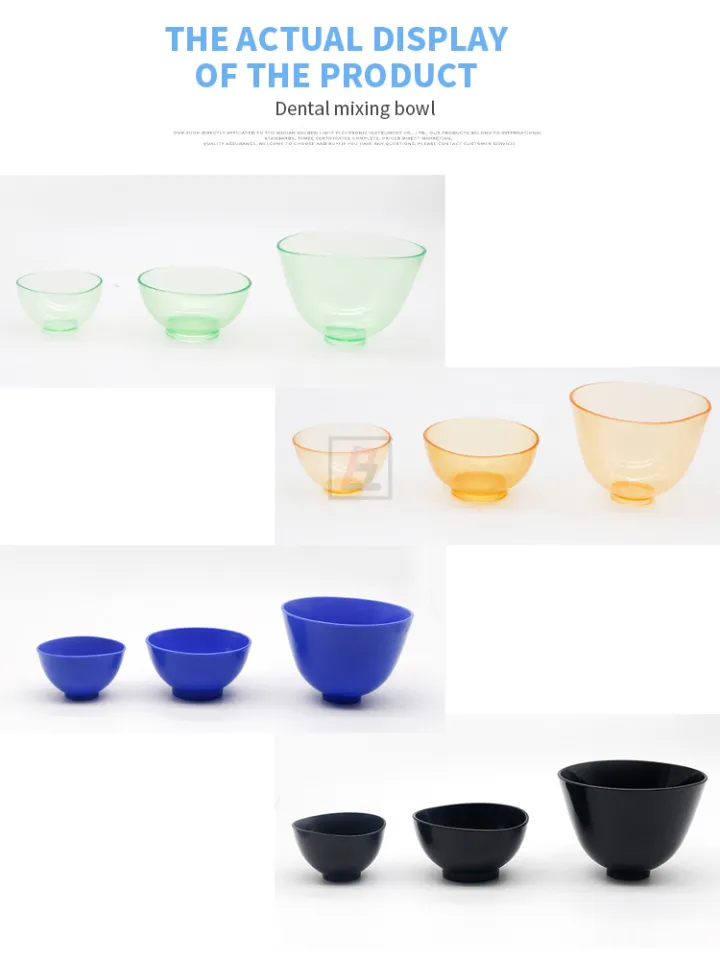 Dental Gypsum Mixing Bowls Dental Tool Materials Colored - Temu