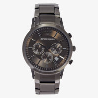 Emporio Armani นาฬิกาข้อมือผู้ชาย Classic Chronograph Gunmetal Black  รุ่น AR2454