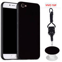 เคสซิลิโคนนิ่มรูเบอร์สำหรับ VIVO Y69 (สีดำ)