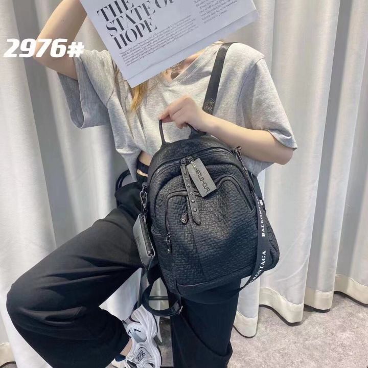 Lazada 2025 leather backpack