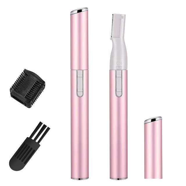 electric-eyebrow-trimmer-ladies-facial-shaver-battery-powered-portable-epilator-with-comb-painless-body-epilator-knife