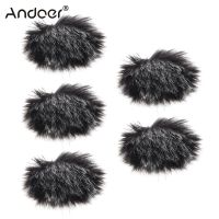 《Miss you electronic》 Andoer 1Cm Furry Outdoor Microphone Windscreen MuffLapel Lavalier Microphone Windshield 1/3/5-PackMicrophone Accessories